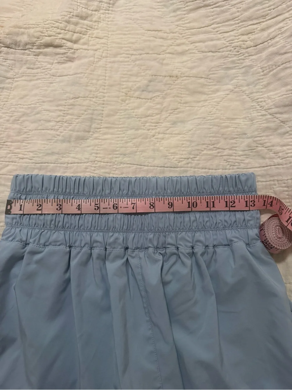 Nike Women's One Dr-Fit Ultra High Waist 3” Pale Blue Athletic Shorts